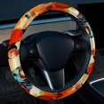 thumbnail image 2 of Basketball 14.5 Inch Printing PVC Leather Auto Accessories Steering Wheel Covers Car Wheel Covers Steering Wheel Cover, 2 of 6