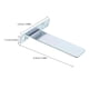 thumbnail image 2 of Picture Frame Easel Back Support for Desktop Display 1Set Silver Aluminum Material, 2 of 5