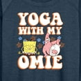 thumbnail image 3 of SpongeBob SquarePants - Yoga With My Omie - Women's Lightweight French Terry Long Sleeve Shirt, 3 of 6