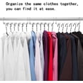 thumbnail image 3 of Magic Space Saving Clothes Hangers Multifunctional Smart Closet Organizer Premium Wardrobe Clothing Cascading Hanger, Innovative Design for Heavy Clothes, Shirts Pants Dresses Coats(2 Pack), 3 of 6
