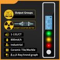 thumbnail image 4 of Professional Geiger Counter for Home Use - DY003 Radiation Detector with OLED Display, 180° Screen Rotation, High Sensitivity for X, γ, and β Rays, Built-in Lithium Battery, No WiFi, White & Black, 4 of 6