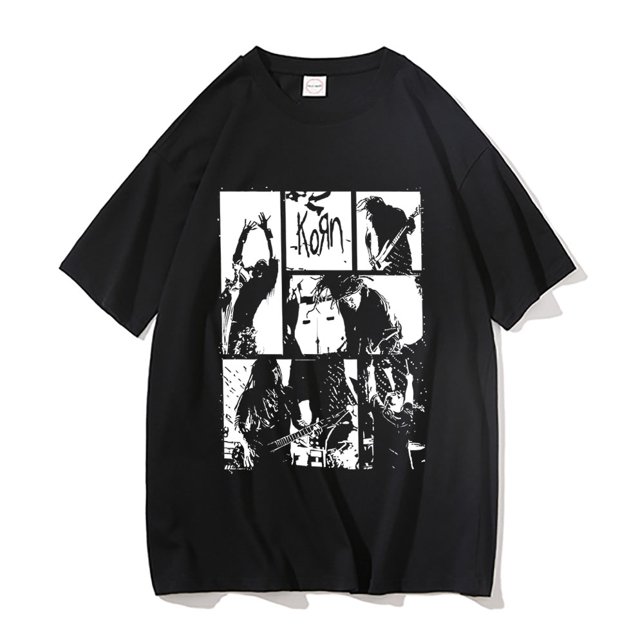 Camisetas gráficas de bandas de rock metal para hombre y mujer, camisetas vintage de gran tamaño, camisetas casuales de algodón puro para hombre, ropa de calle de los 90 para hombre