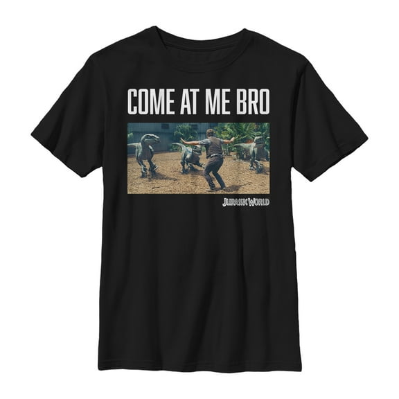 Boy's Jurassic World Grady Come at Me Graphic Tee Black Large