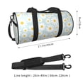 thumbnail image 2 of Easygdp Daisies Flowers Bolsa de Viaje, Bolsa de Mano, Bolsa de Gimnasio, Bolsa de Equipaje para Viaje, 2 of 6