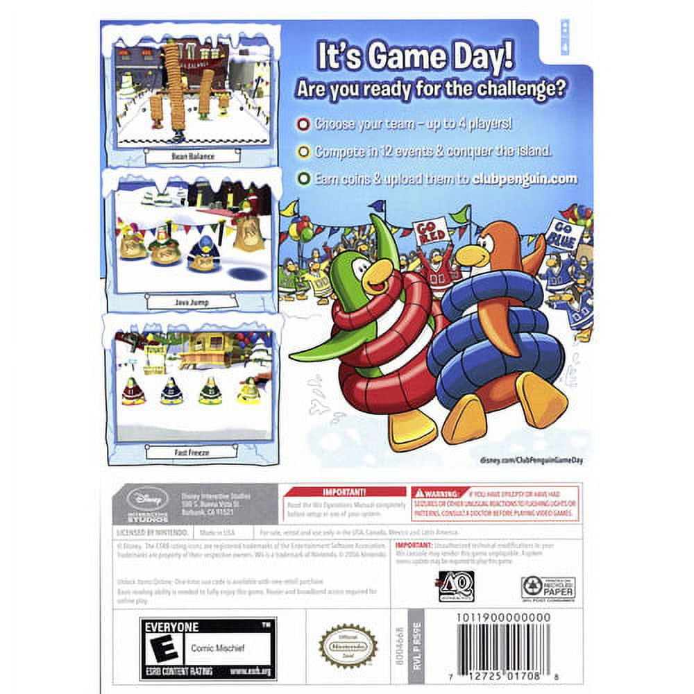 Wii - Club Penguin: Game Day! - Minigame Titles (Large) - The Spriters  Resource