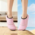 thumbnail image 4 of Barefoot Water Shoes for Women Men Slip-On Quick Dry Foldable Aqua Socks Lightweight Breathable Non-Slip Rubber Sole Swim Beach Yoga Pool Exercise Camping Snorkeling Surfing Kayaking,Pink 42(US-9.5), 4 of 4