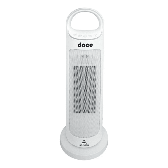 Calefactor de Torre Cerámico DACE Premium Color Blanco Calidez y Ahorro PTC 1500W