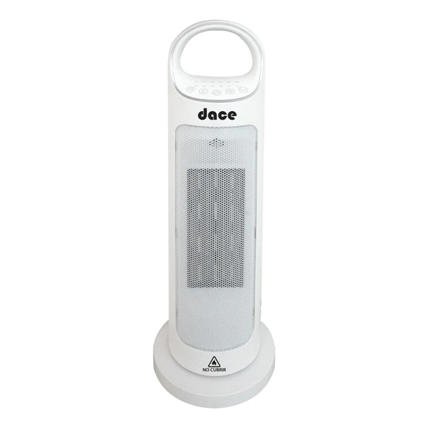 Calefactor de Torre Cerámico DACE Premium Color Blanco Calidez y Ahorro PTC 1500W