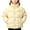 Yellow, variant on Girls Puffer Jacket — Warm Structured Hoodless Quilted Coat with Stand-Up Collar Full Zip Beige Size 2T