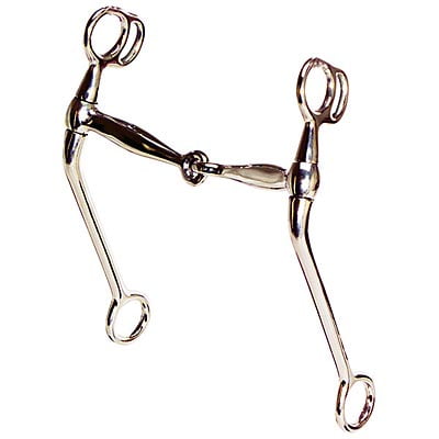 Weaver Leather Tom Thumb Snaffle Bit - Stainless Steel - 6x8"
