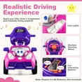 thumbnail image 5 of Costway 3-in-1 Sliding Walker w/ Adjustable Canopy Horn Music & Light for Boys & Girls Pink, 5 of 11