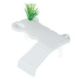 thumbnail image 1 of Almencla Décoration de Quai de Bain pour Tortue Plateforme de Bain pour Grenouille Araignée Tritons Blanc, 1 of 8