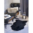 thumbnail image 5 of H-Luxe 2'X3' Gordon Faux Sheepskin Rug, 5 of 5