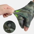 thumbnail image 3 of Guantes De Pesca Guantes de pesca Guantes de fitness elásticos de medio dedo Accesorios deportivos (Verde XL) Likrtyny Para Estrenar, 3 of 9