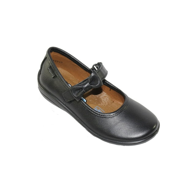 ZAPATOS ESCOLARES COLEGIAL COQUETA NEGRO NIÑA PIEL 170805A Leon 170805Ap