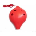 thumbnail image 1 of TNG 6 Hole Alto C Plastic Ocarina, Red, 1 of 3
