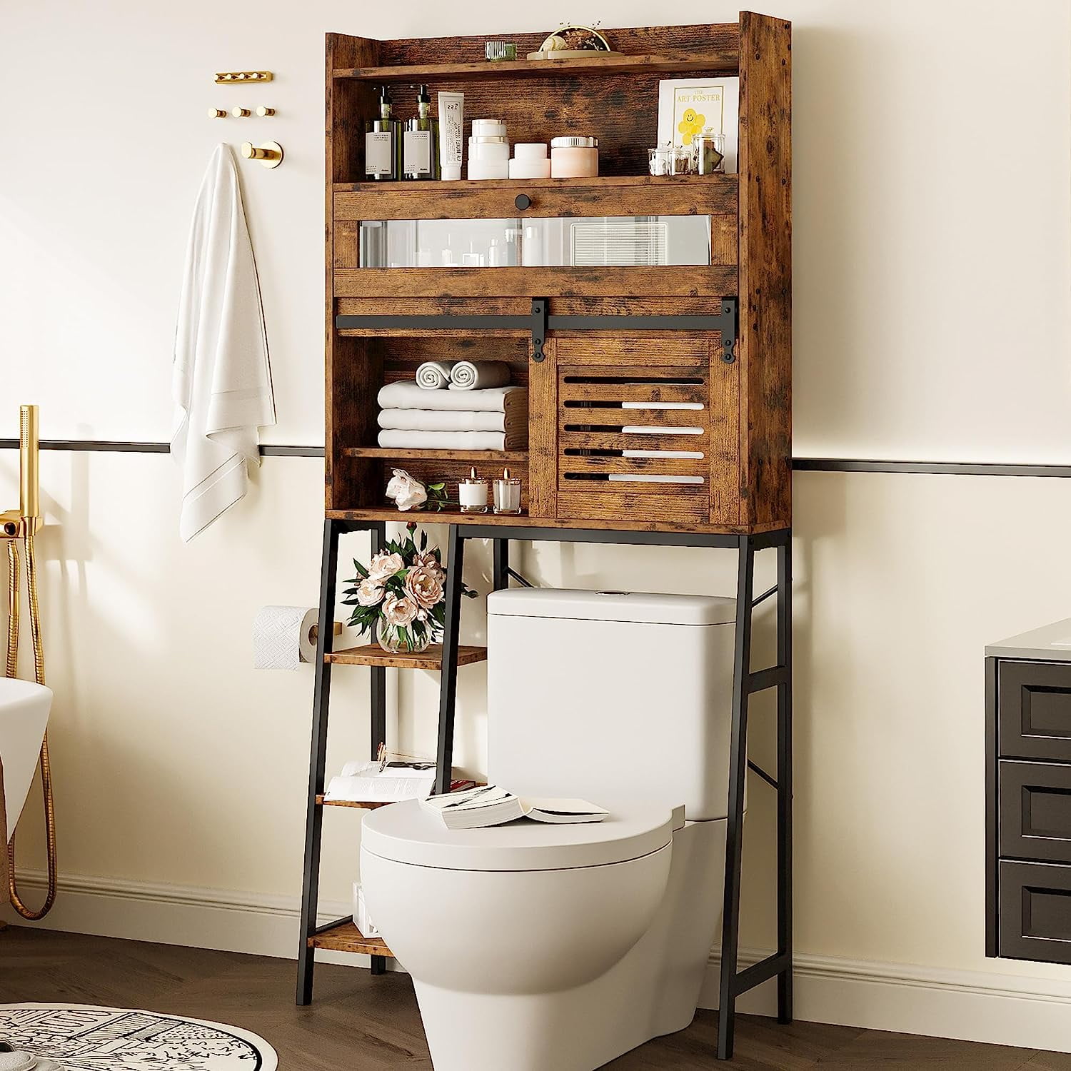 IRONCK Over The Toilet Storage with Over Toilet