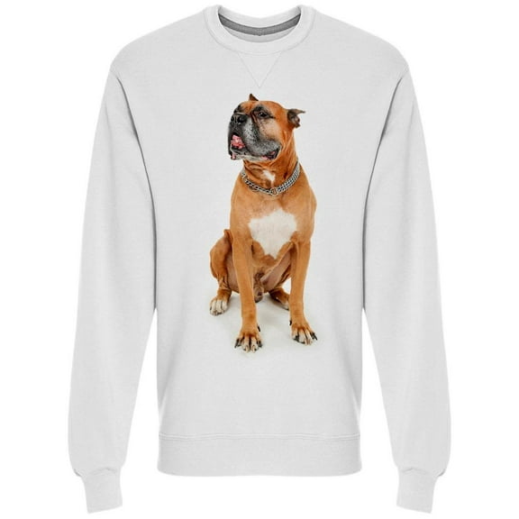 Cute Dog W/turned Face Sweatshirt Men -Image by Shutterstock, Male XX-Large