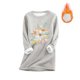thumbnail image 1 of Ailaofu Womens Long Sleeve O Neck Sweatshirt Casual Warm Winter Pullover Sweatshirt Loose Fit Tops, 1 of 3
