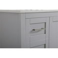 thumbnail image 4 of 48 inch Single Bathroom Vanity in Grey with Backsplash, 4 of 8