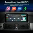 thumbnail image 4 of AWESAFE 10.25 Inch Car Stereo for BMW X5 X6 E70 E71(2007 2008 2009) CCC Android System,Car Radio Built in CarPlay Android Auto GPS Navigator Retained iDrive System Support 4G LTE WiFi Bluetooth, 4 of 6
