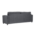 thumbnail image 4 of New Classic Furniture Kylo Polyester Fabric 3-Seater Sofa in Ash Gray, 4 of 10