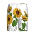 thumbnail image 5 of Fotbe Plump Sunflower And Sketch Pajama Shorts for Men, Men's Pajama Bottoms, Sleepwear,Short Pajama Pants-3X-Large, 5 of 9