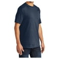 thumbnail image 4 of Mens Core Blend Cotton/Polyester Tee Shirt Navy XL, 4 of 6