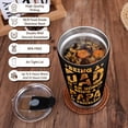 thumbnail image 5 of Dad Gifts, Papa Bear Mug, Double Wall Vacuum Stainless Steel Insulated Travel Coffee Mug, Tumbler cup with Lid and Straw 20 oz, 5 of 6