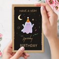 thumbnail image 4 of Tarjeta de cumpleaños Bablira Spooky Ghost Haunted Funny Halloween, 4 of 7