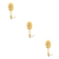 thumbnail image 3 of Vogacara Sisal Brush Graspable Hang Shower Wear-resistant Multi-Purpose Brushing Rubbing Tool Dry Bathing Exfoliating Massage Clean amarillo 3piezas, 3 of 6