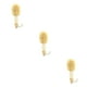 thumbnail image 1 of Seitruly Cepillo de sisal para colgar en la ducha, resistente al desgaste, cepillado en seco, herramienta para frotar, masaje de baño, exfoliante, amarillo 3piezas Seitruly CBP236612, 1 of 6