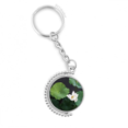 thumbnail image 1 of Llavero de metal Unbranded planta de hoja de loto Foto Naturaleza giratorio, 1 of 3
