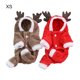 thumbnail image 3 of Fiesta de Navidad Ropa para mascotas Invierno Cálido Con capucha Coral Terciopelo Disfraces casuales gruesos con sombrero Pequeño Mediano XS 2 piezas Eigraketly PT000574-01, 3 of 7
