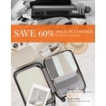 thumbnail image 2 of HOTOR Packing Cubes, 6-Piece Travel Luggage Organizer Set with Zipper Closure, Lightweight Waterproof Bags, Beige, 2 of 6