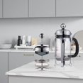 thumbnail image 3 of French Press Coffee Maker(12 oz),Press System,Heat Resistant Thickened Borosilicate Glass,Durable Easy Clean, 3 of 5