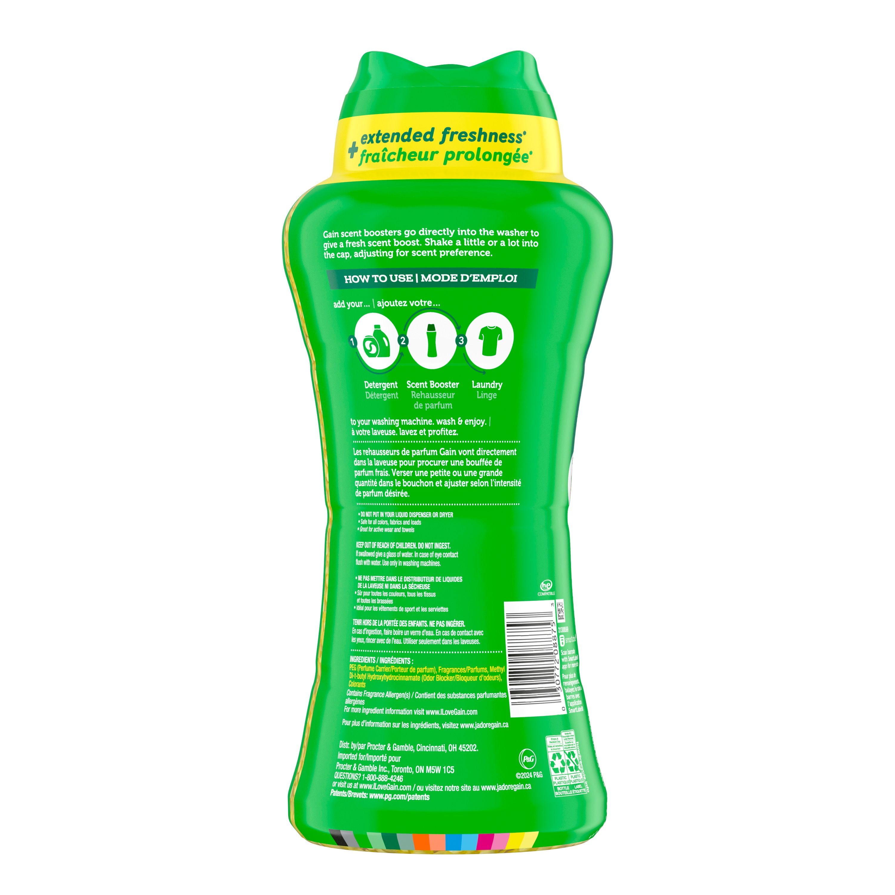 Gain Fireworks In-Wash Scent Booster Beads, Original, 1 Use CTN