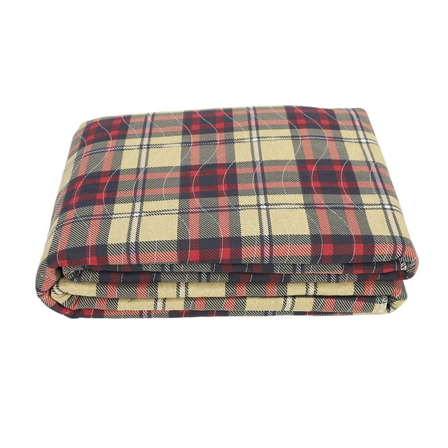 Incontinence Bed Pads Washable, Masking Washable Reusable Washable Underpads Bed Wetting Pads Plaid Underpads for Adults Toddlers for Nursing Home Hospital