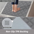 thumbnail image 5 of JAATOP Doormat Indoor 20"x 32", Non Slip Entryway Rugs Washable Welcome Mat for Inside, Front Door Mat for Entrance, Dirt Trapper, Gray, 5 of 10