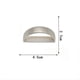 thumbnail image 1 of Soporte para Servilletas con Hebilla de Moda, Anillo para Servilletas en Forma de D, Hebilla para Servilletas, Anillo para Servilletas Moderno y , Plateado, 1 of 4