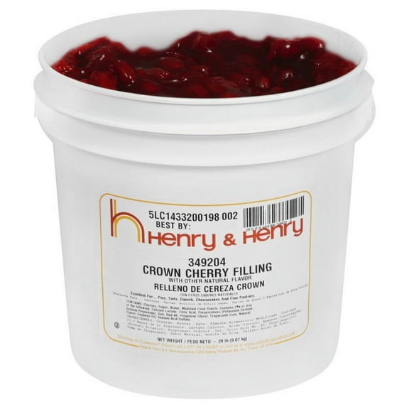 Henry And Henry Crown Cherry Filling, 20 Pounds