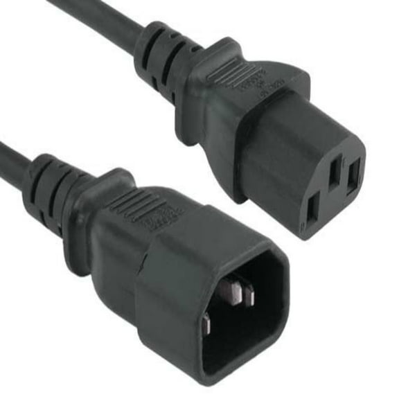 SANOXY Cables and Adapters; 1ft Computer Power Extension Cord (IEC320 C13 to IEC320 C14)