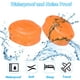 thumbnail image 4 of Tapones para los oídos de silicona Uxcell Tapones para dormir con cancelación de ruido con estuche Naranja 12 Pcs, 4 of 7