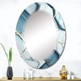 thumbnail image 5 of DESIGN ART Designart 'Abstract Geode White II' Printed Abstract Marble Wall Mirror 24in.x24in., 5 of 5