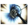 thumbnail image 2 of Fractal 3D Tangle in Middle - Abstract Canvas Art Print, 2 of 3
