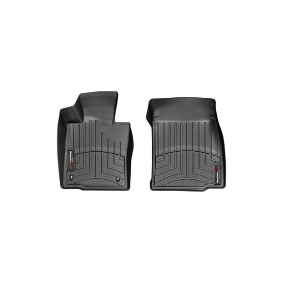 WeatherTech Custom Fit FloorLiners compatible with MINI Countryman, Paceman - 1st Row (Driver & Passenger), Black