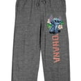 thumbnail image 2 of Lilo & Stitch Stitch Ohana Women's Cradle Pink Sleep Pajama Pants-Large, 2 of 7