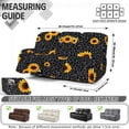 thumbnail image 7 of Xoenoiee Black Leopard Sunflower Print Recliner Cover, 8-Pieces Stretch Reclining Couch Covers with Pockets Reclining Sofa Slipcovers 3 Seater Soft Washable Furniture Protector for Dogs Cats, 7 of 7