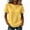 #097-Yellow, variant on Summer Tops for Women 3/4 Sleeve V Neck, Lace Trim Flax Blouses, Loose Fit Casual Solid Color Summer T-shirts for Office Work and Daily Wear