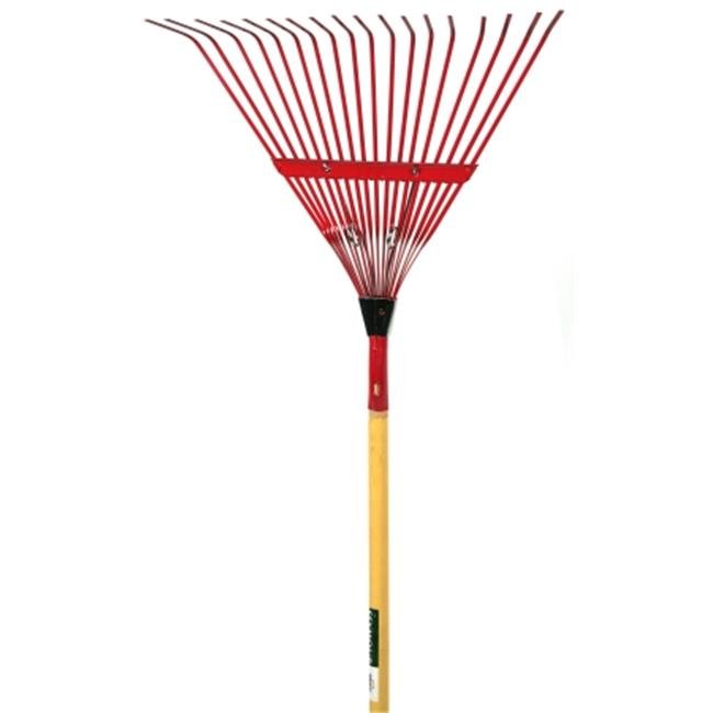 18in. 18 Tine Leaf Rake With Handle